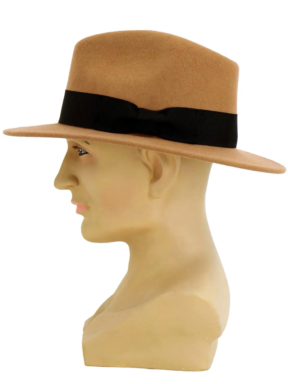 1940s Style Camel Vintage Style Fedora