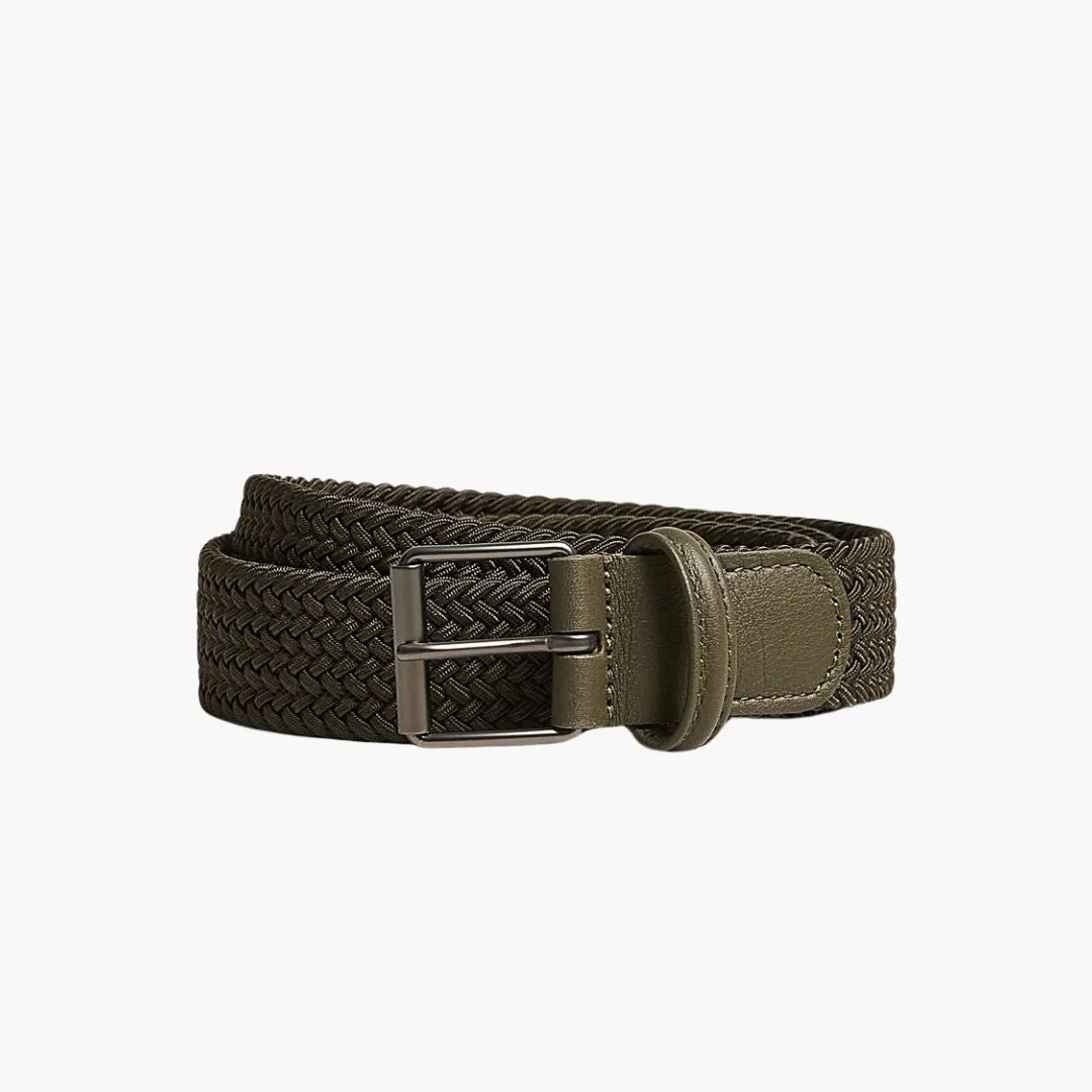 3cm Woven Belt (Dirty Green)