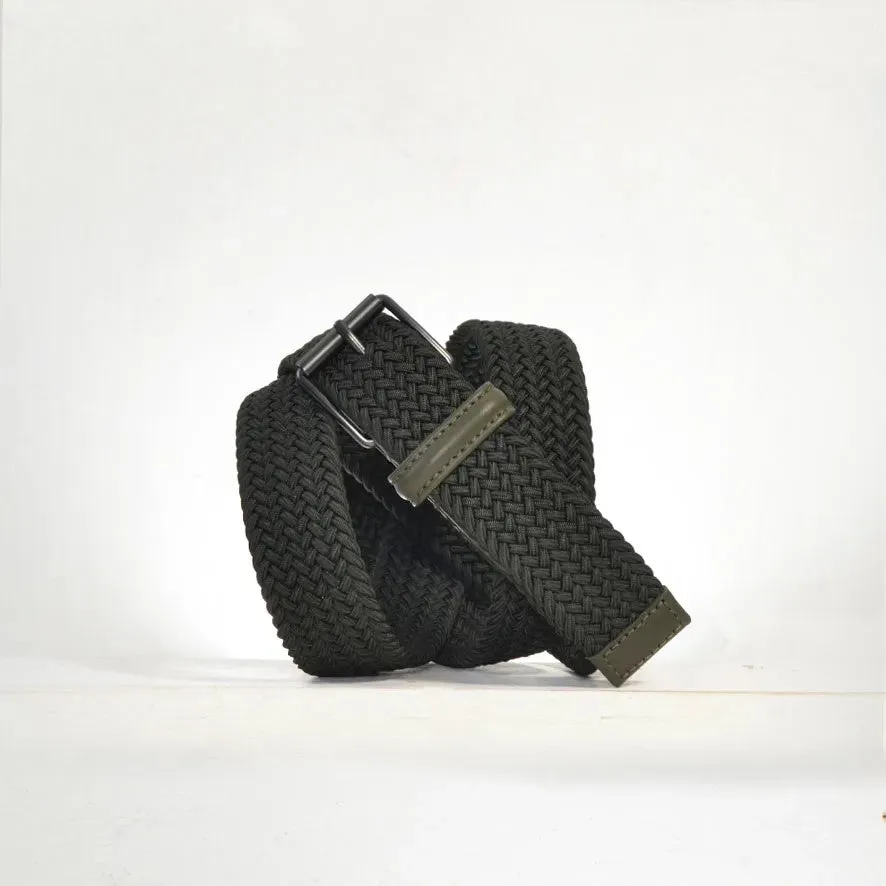 3cm Woven Belt (Dirty Green)