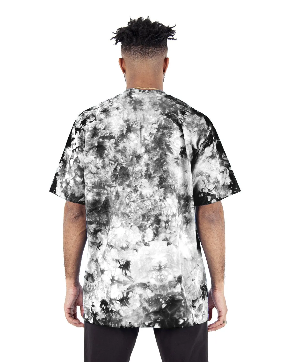 7.5 OZ MAX HEAVYWEIGHT TIE DYE -BLACK WHITE