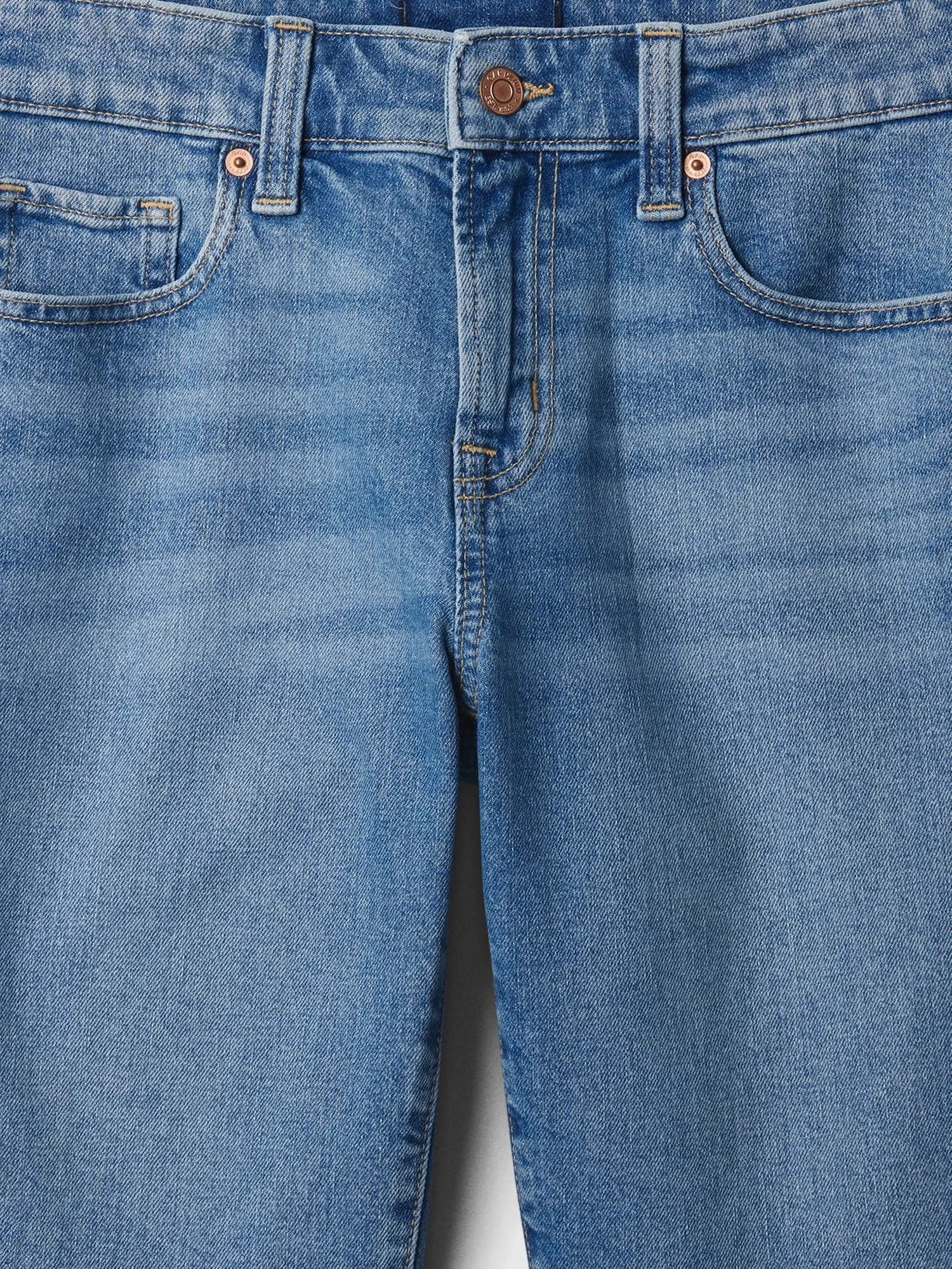 9" Mid Rise Denim Bermuda Shorts