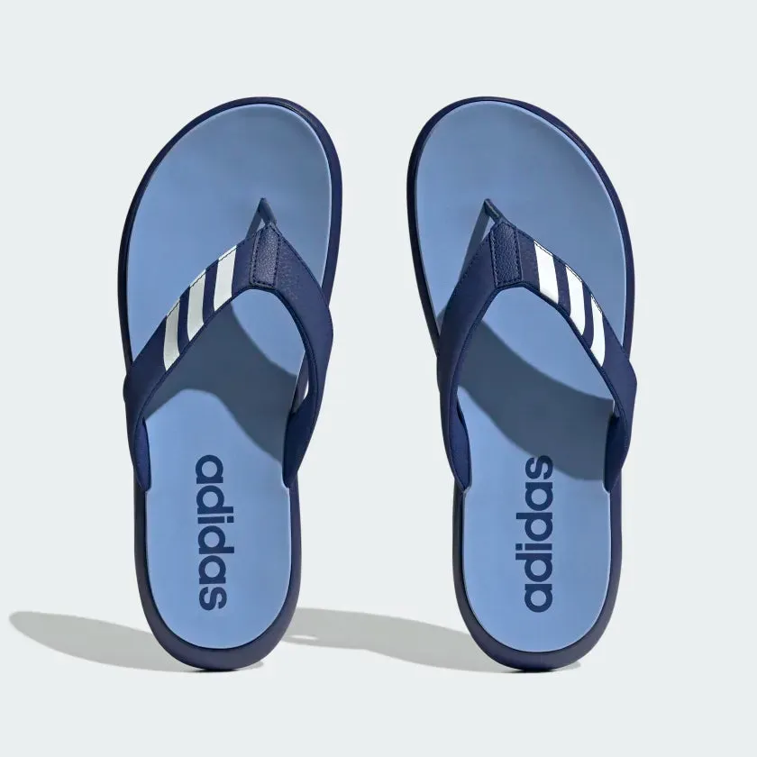 Adidas Comfort Men's  Flip-Flops - Victory Blue/Cloud White