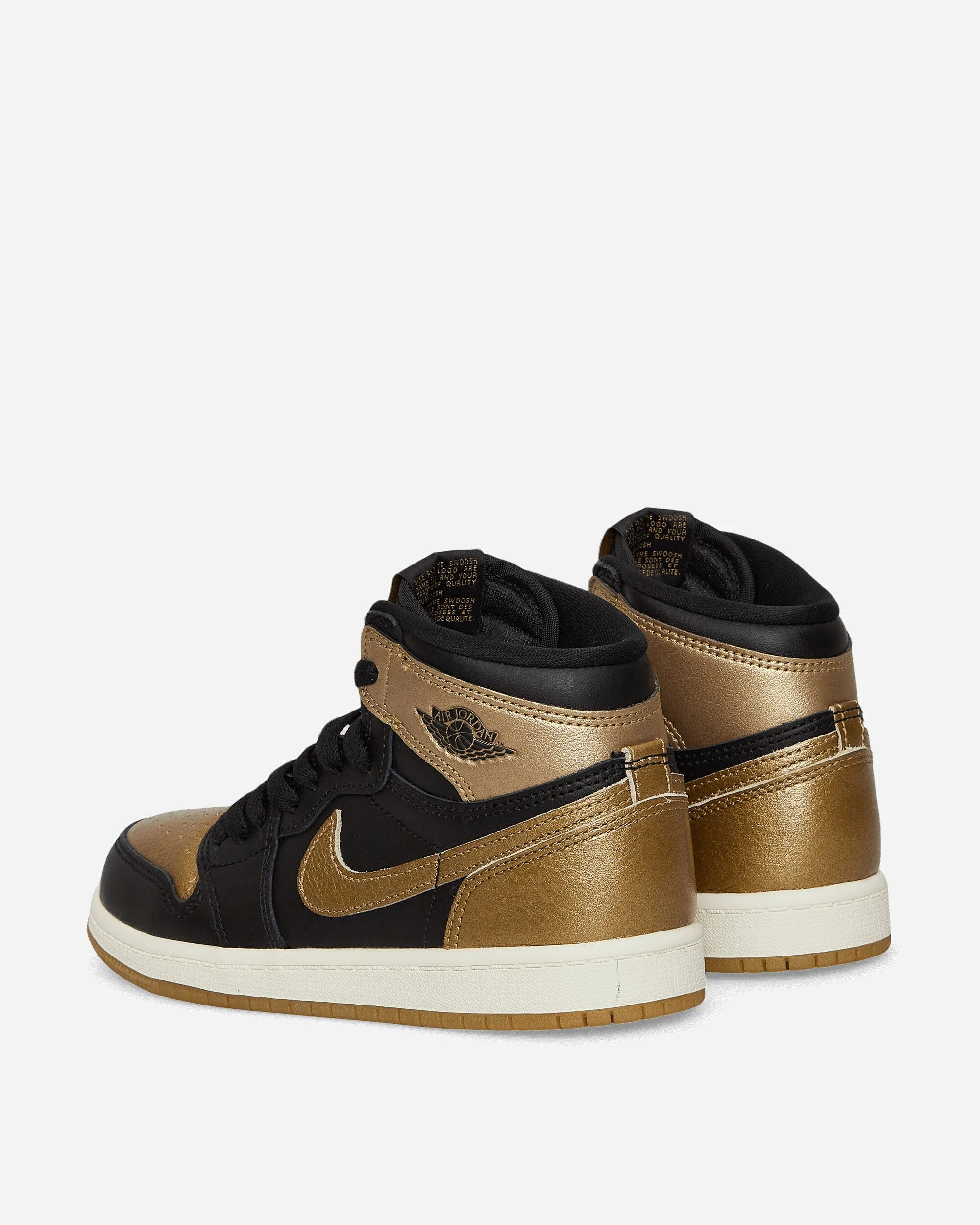 Air Jordan 1 Retro High OG (PS) Sneakers Black / Gold