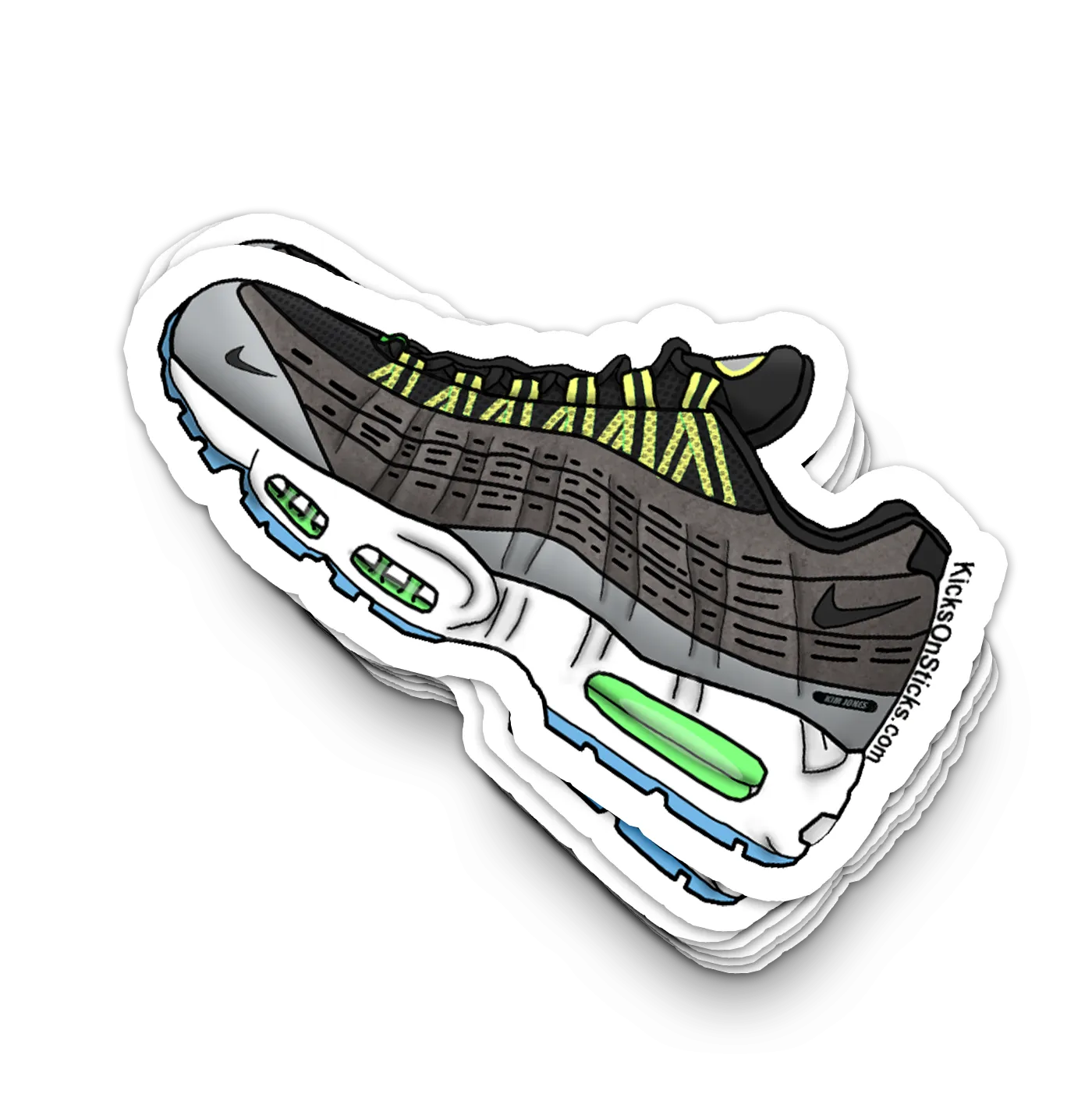 Air Max 95 "Kim Jones Volt" Sneaker Sticker