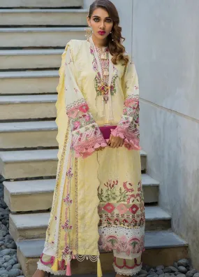 Alif By AJR Couture Embroidered Lawn Unstitched 3 Piece Suit - 06