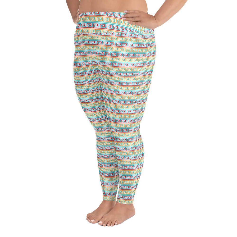 All-Over Print Plus Size Leggings