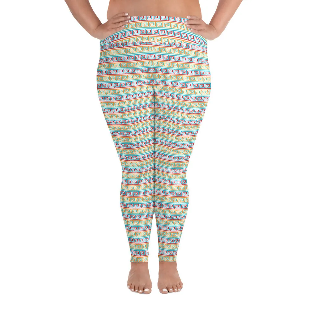 All-Over Print Plus Size Leggings