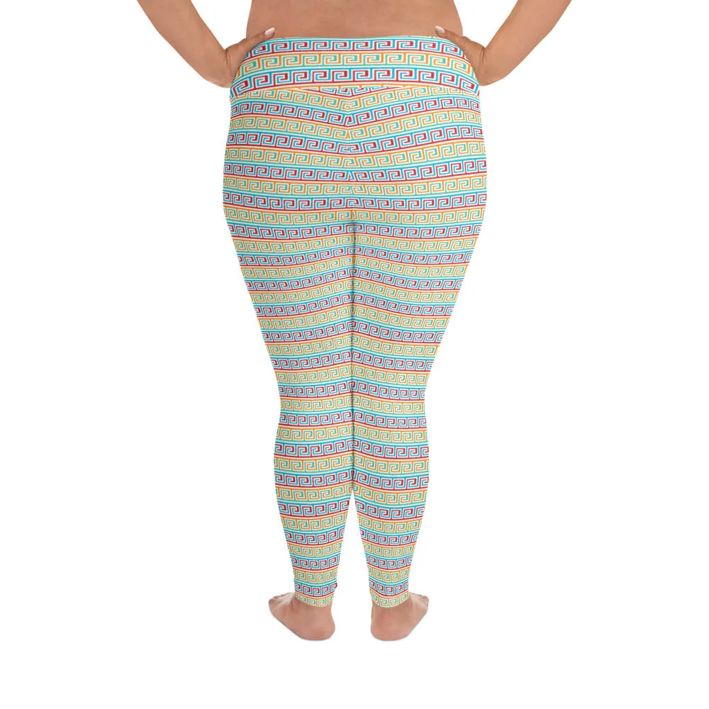 All-Over Print Plus Size Leggings