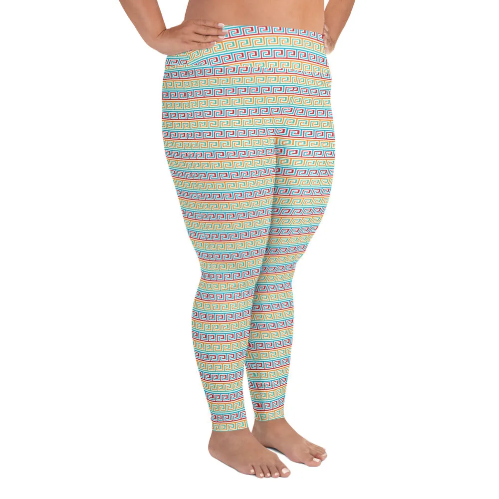 All-Over Print Plus Size Leggings