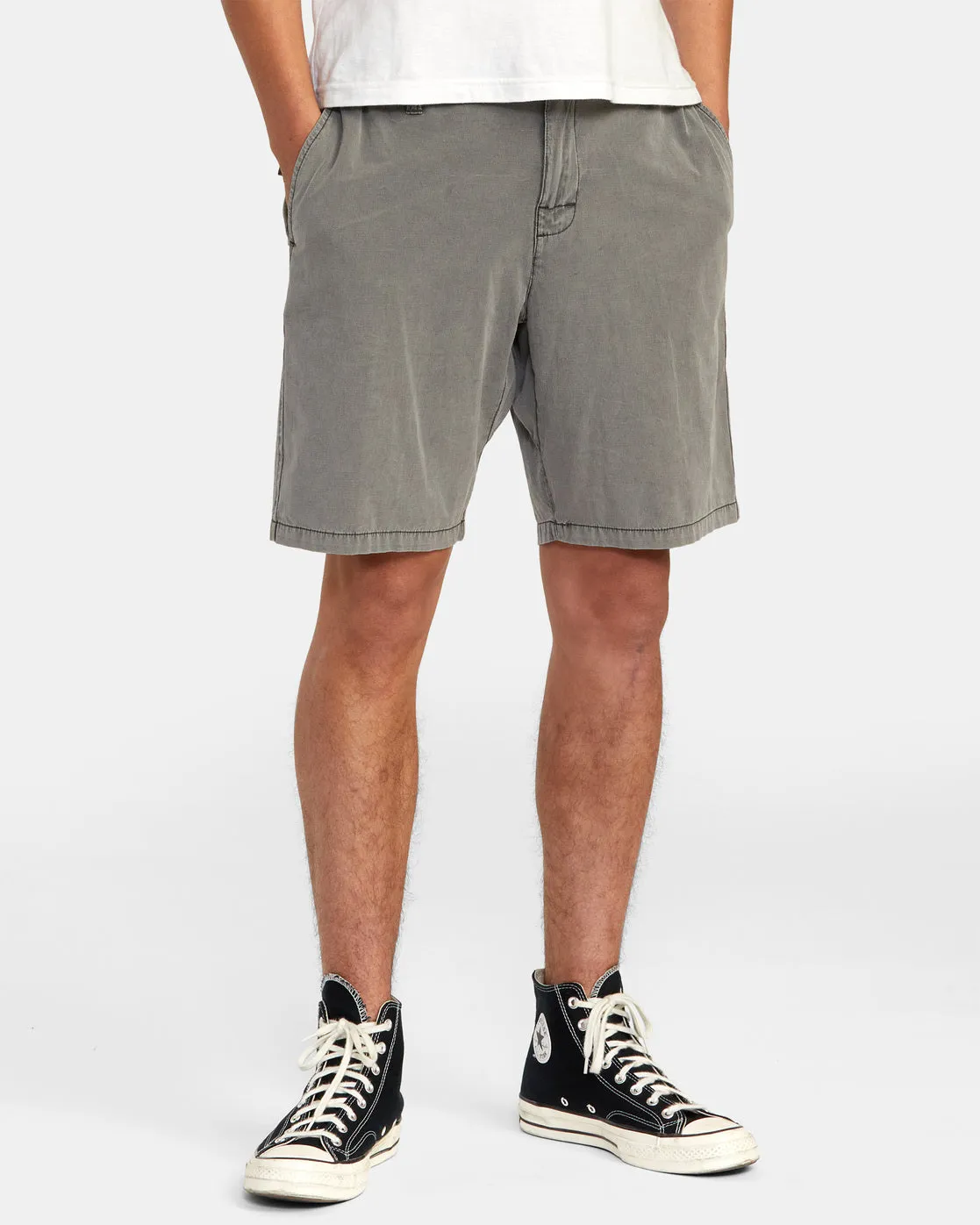 All Time Coastal Rinsed Hybrid 19" Shorts - Pirate Black