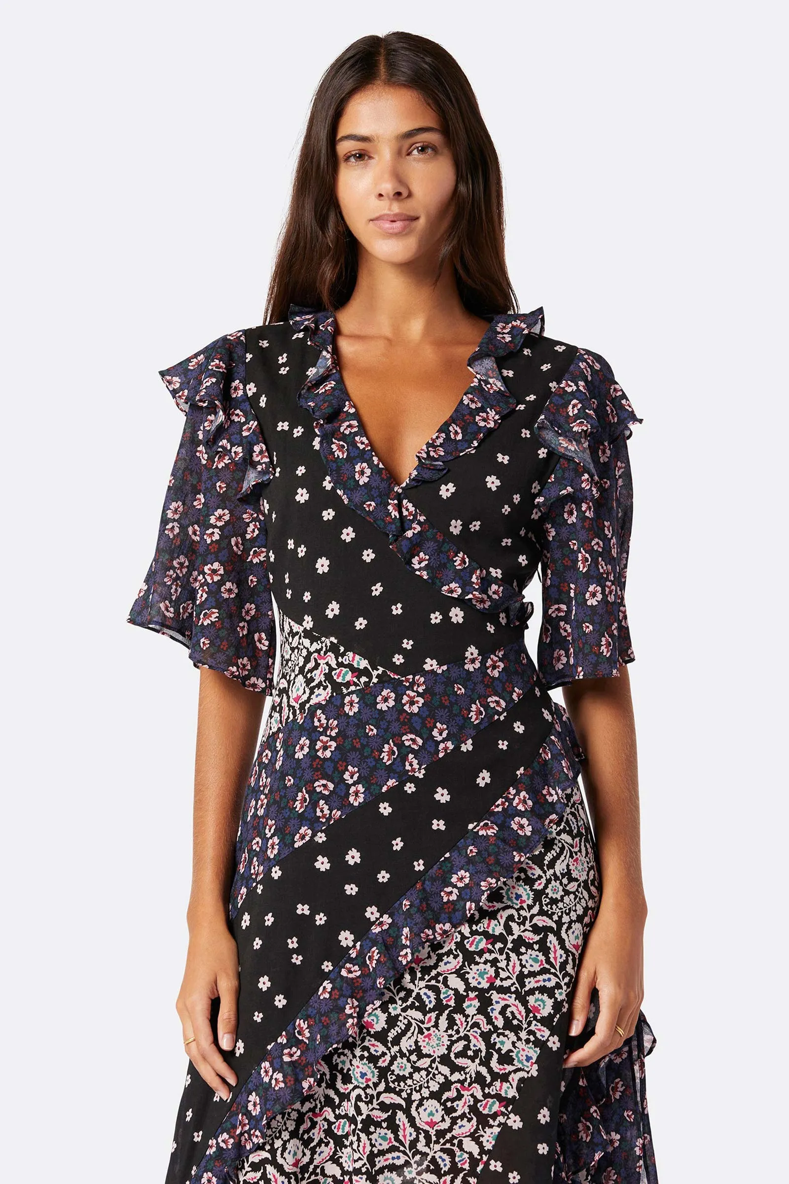 Ambroise Printed Cotton Midi Dress