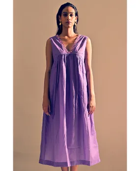 Amethyst Gathered Dress