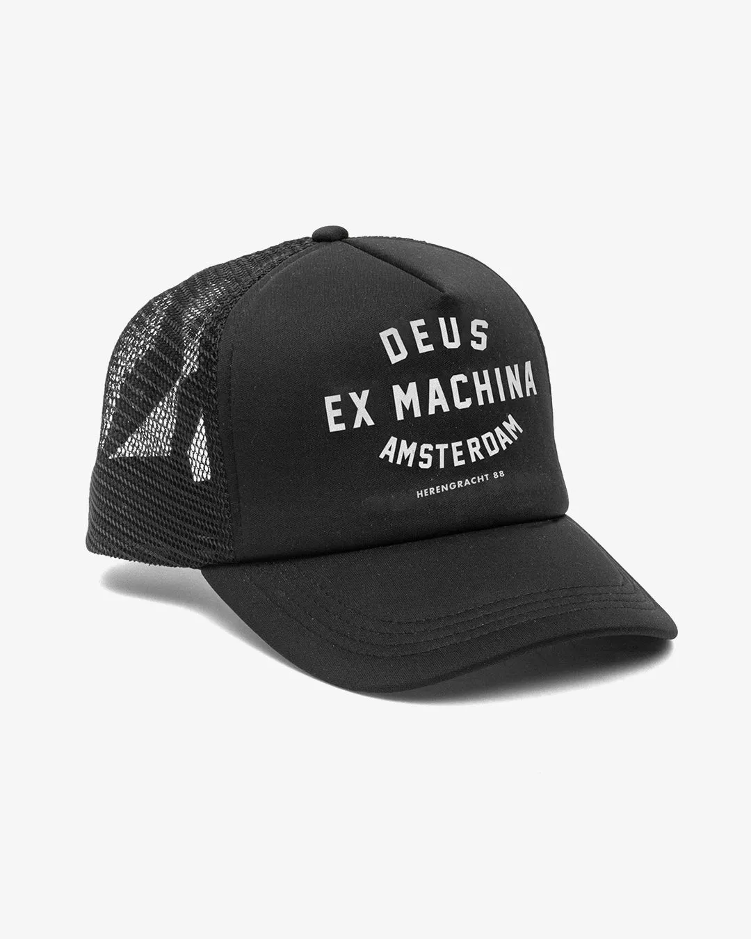 Amsterdam Address Trucker - Black