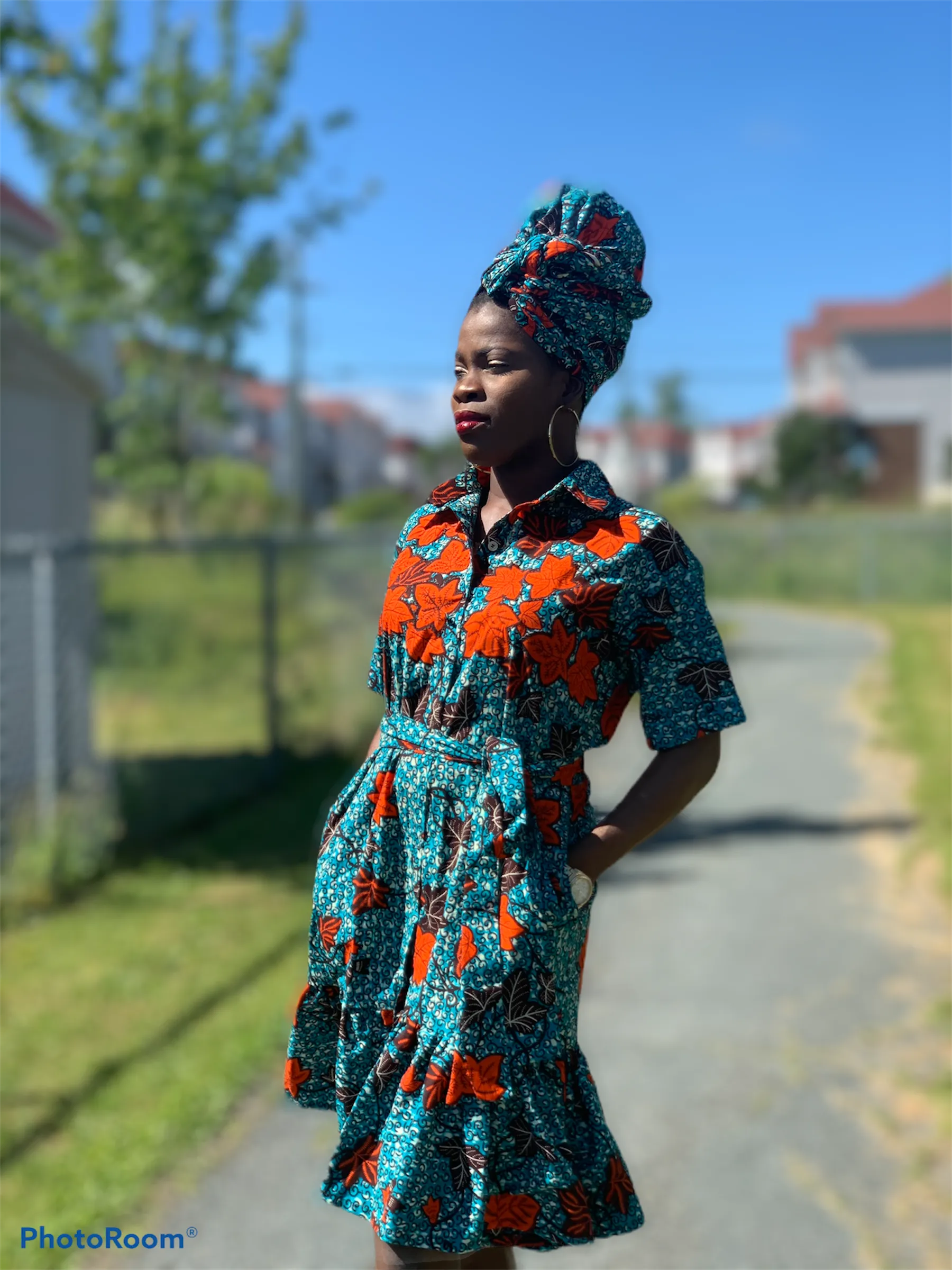 Ankara Shirt Dress, Ankara Dress, Shirt Dress, African Print