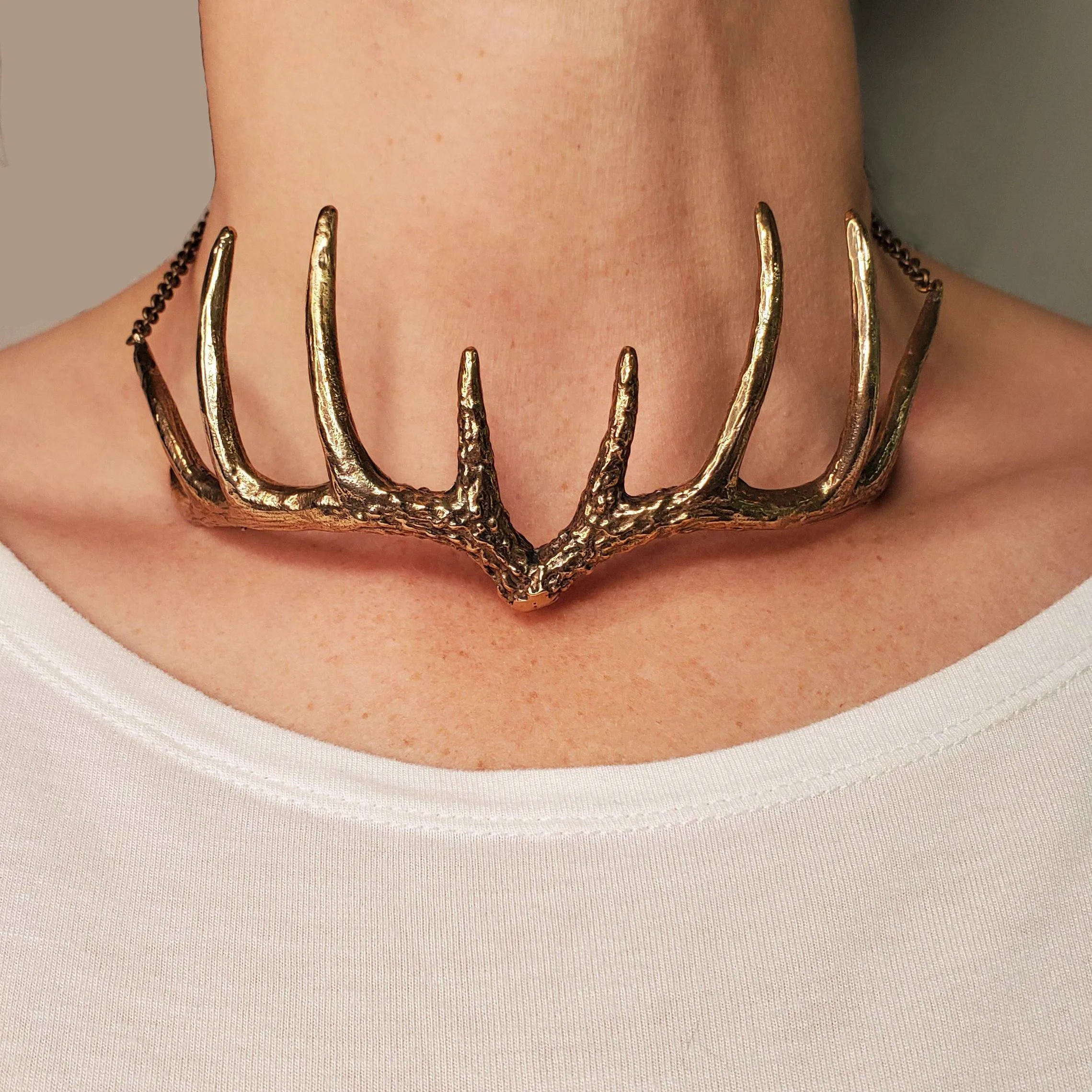 Antler Choker Necklace