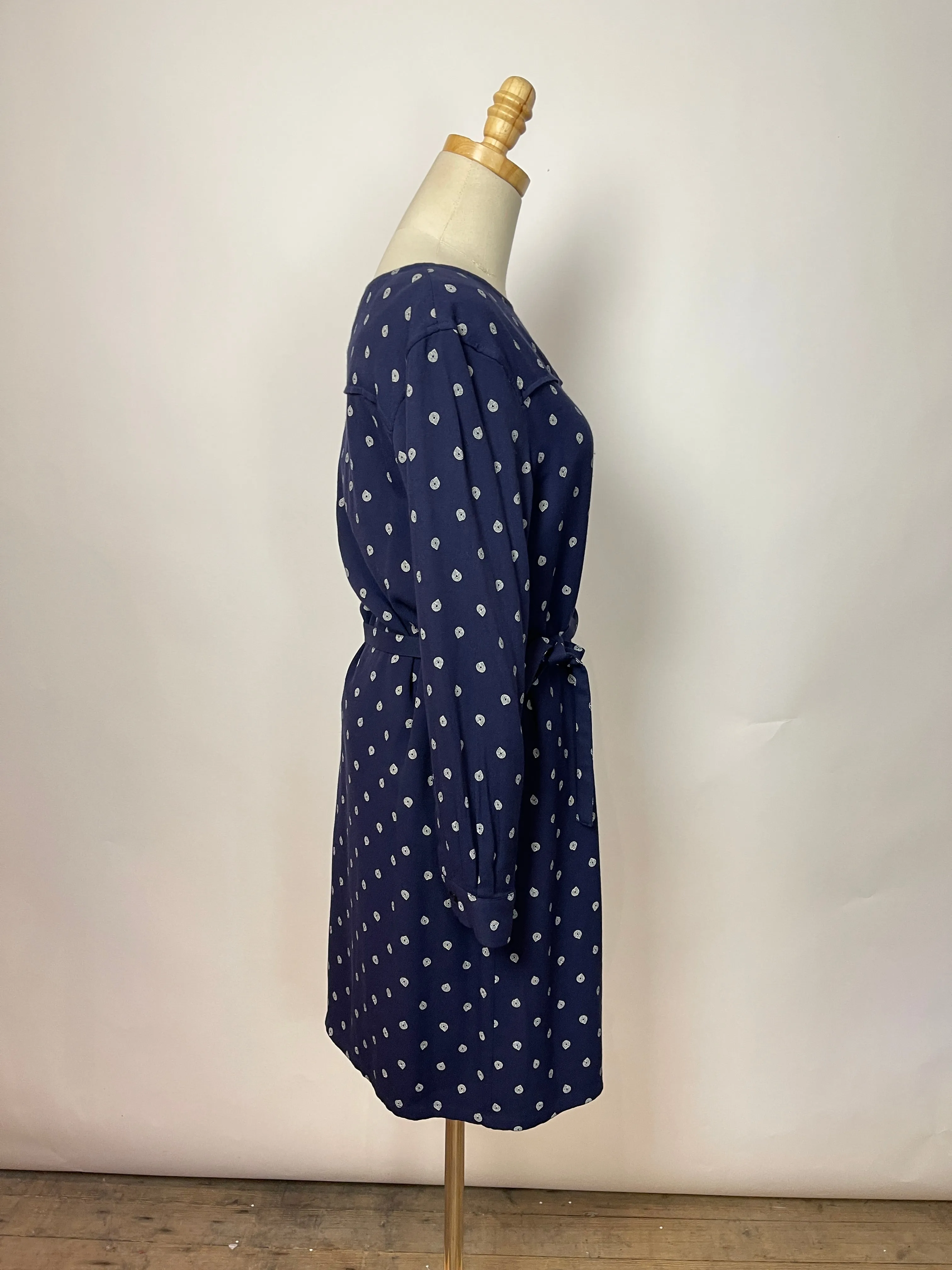 A.P.C Navy Blue Dress (M)