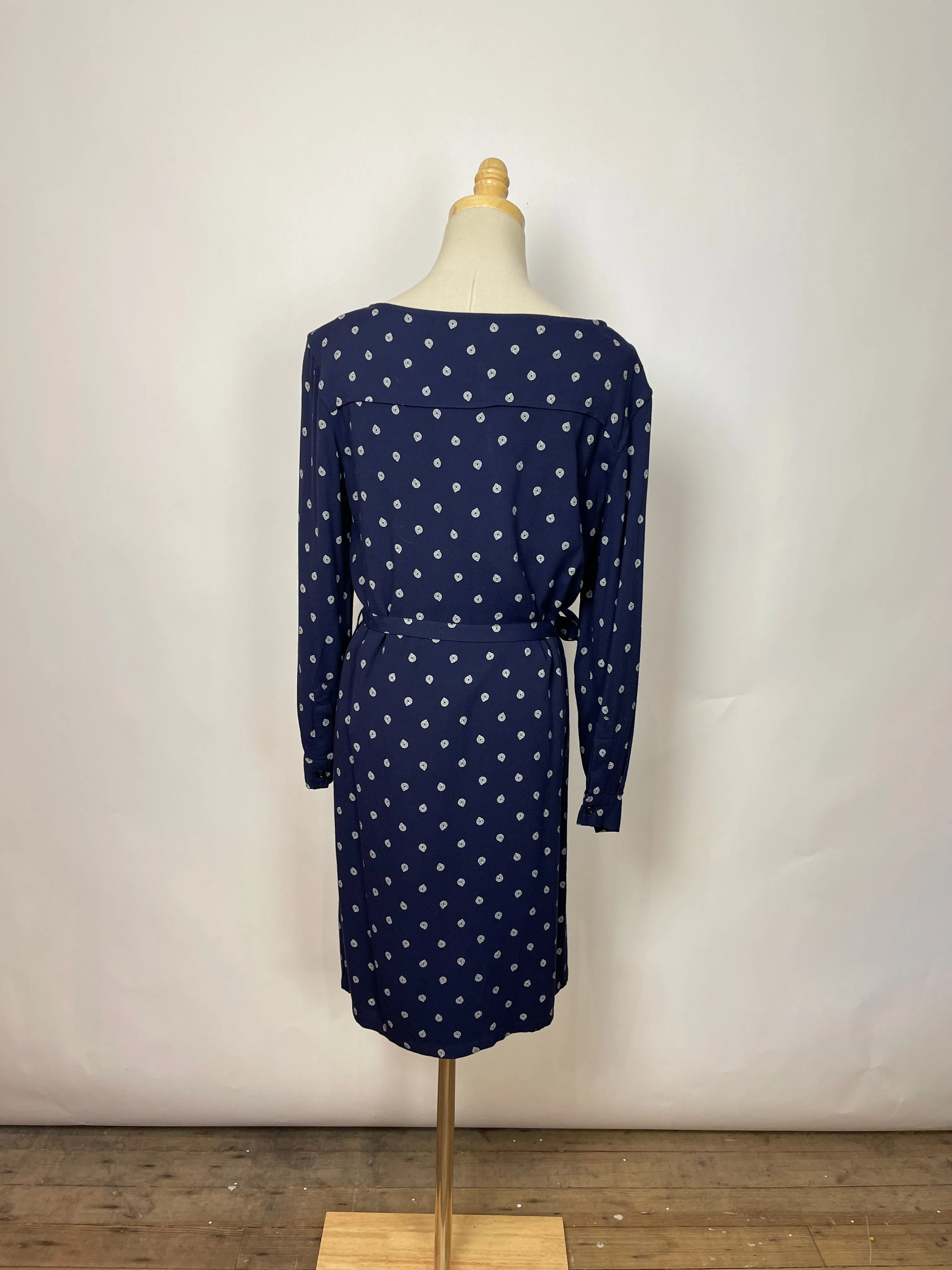 A.P.C Navy Blue Dress (M)