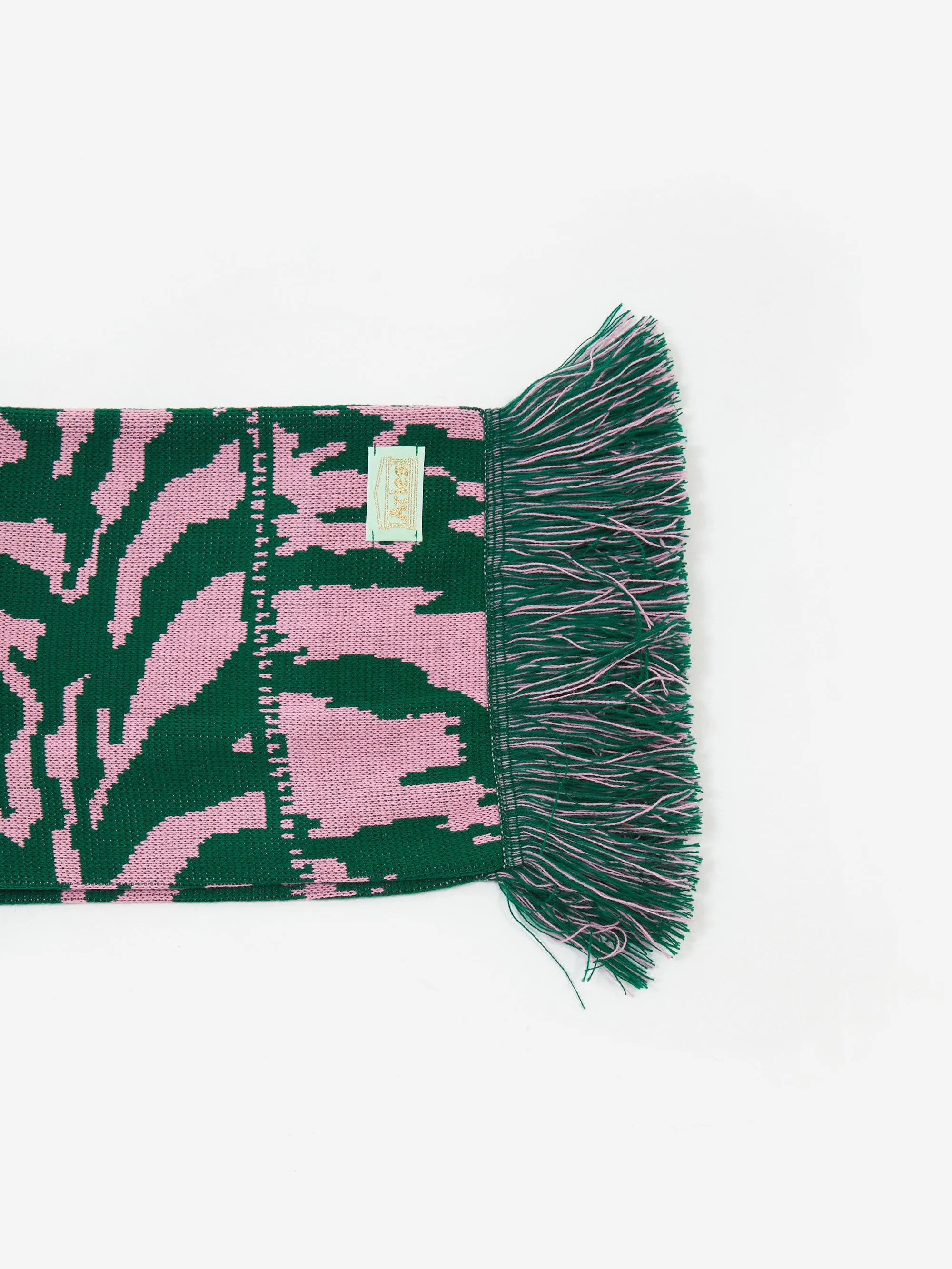 Aries Animal Scarf W - Green