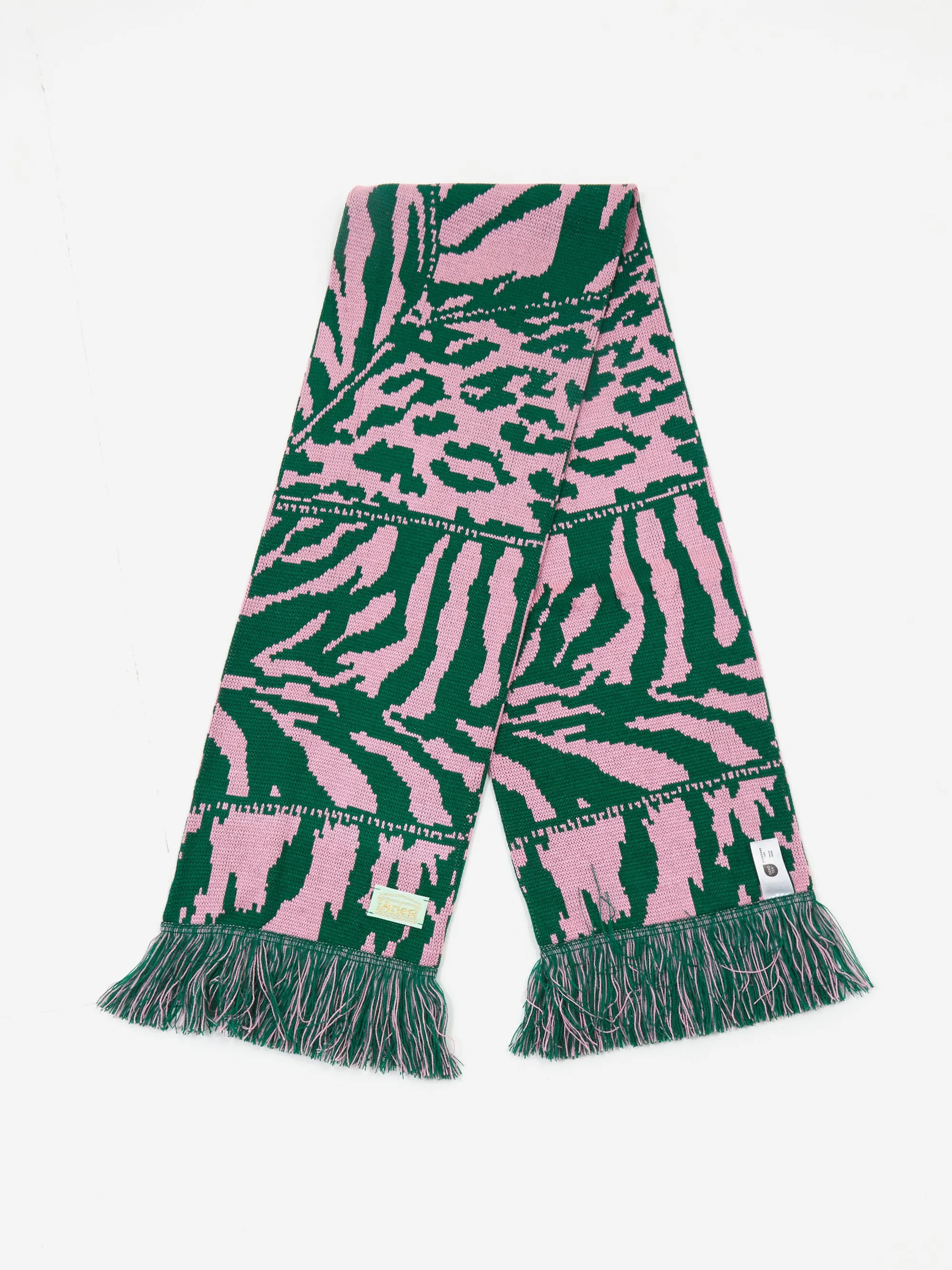 Aries Animal Scarf W - Green