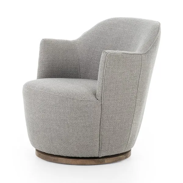 AURORA SWIVEL CHAIR-GIBSON SILVER