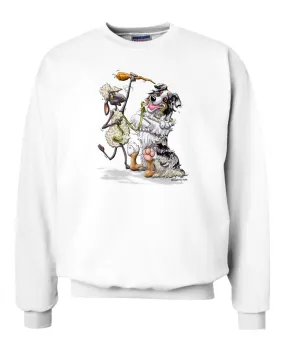 Australian Shepherd  Blue Merl - Sheep And Carrot - Mike's Faves - Sweatshirt