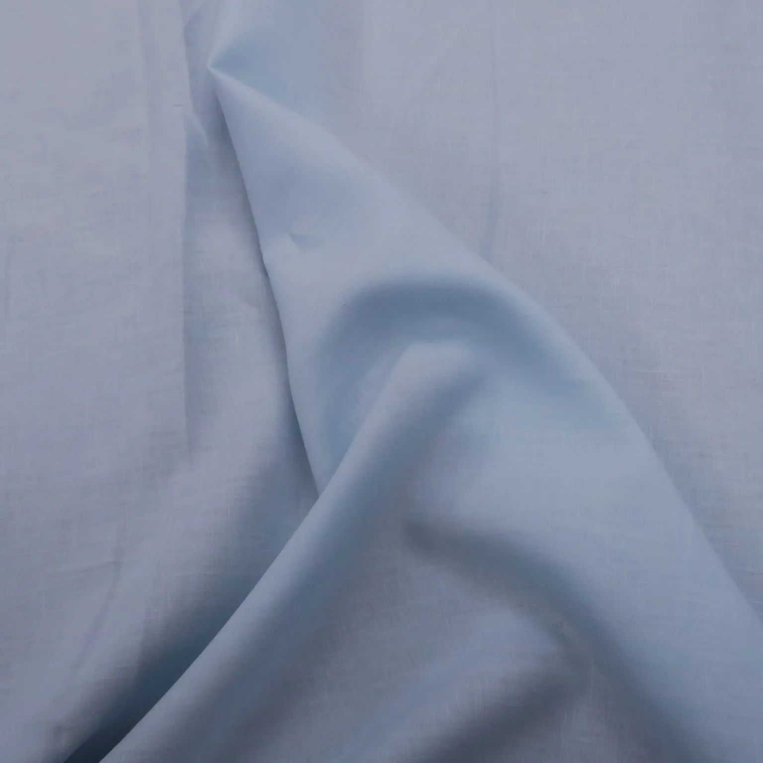 Baby Blue Italino Solid Plain Linen Fabric