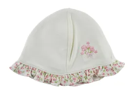 Baby Girl's Ivory Rosebuds Hat