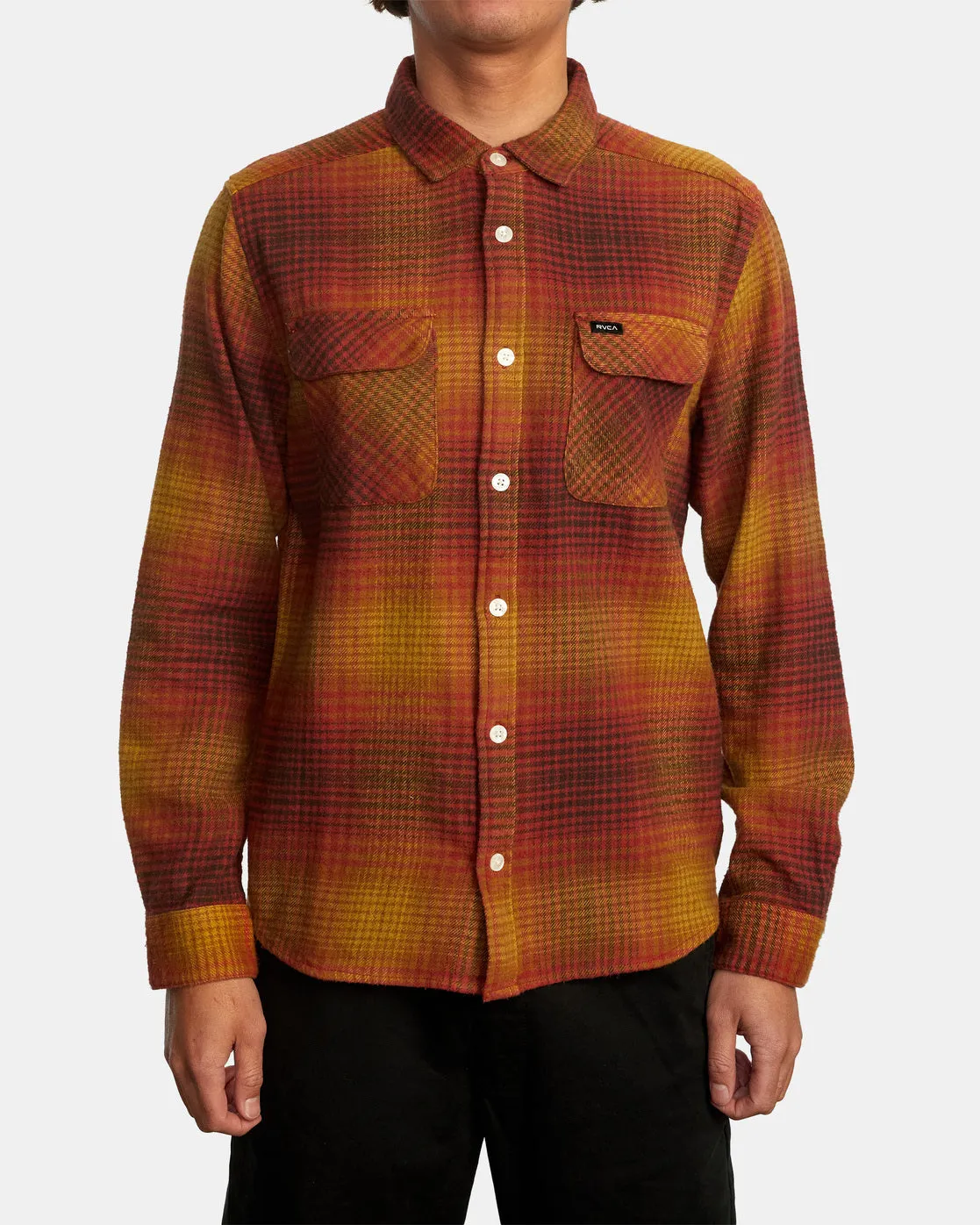 Balance Long Sleeve Flannel - Cocoa