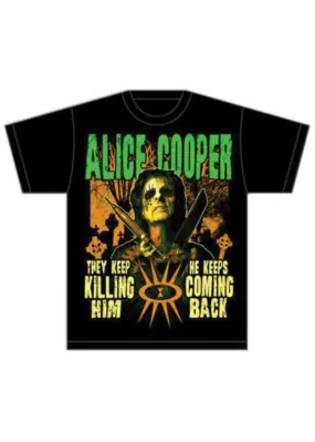 Band Shirts Alice Cooper Graveyard T-Shirt Black