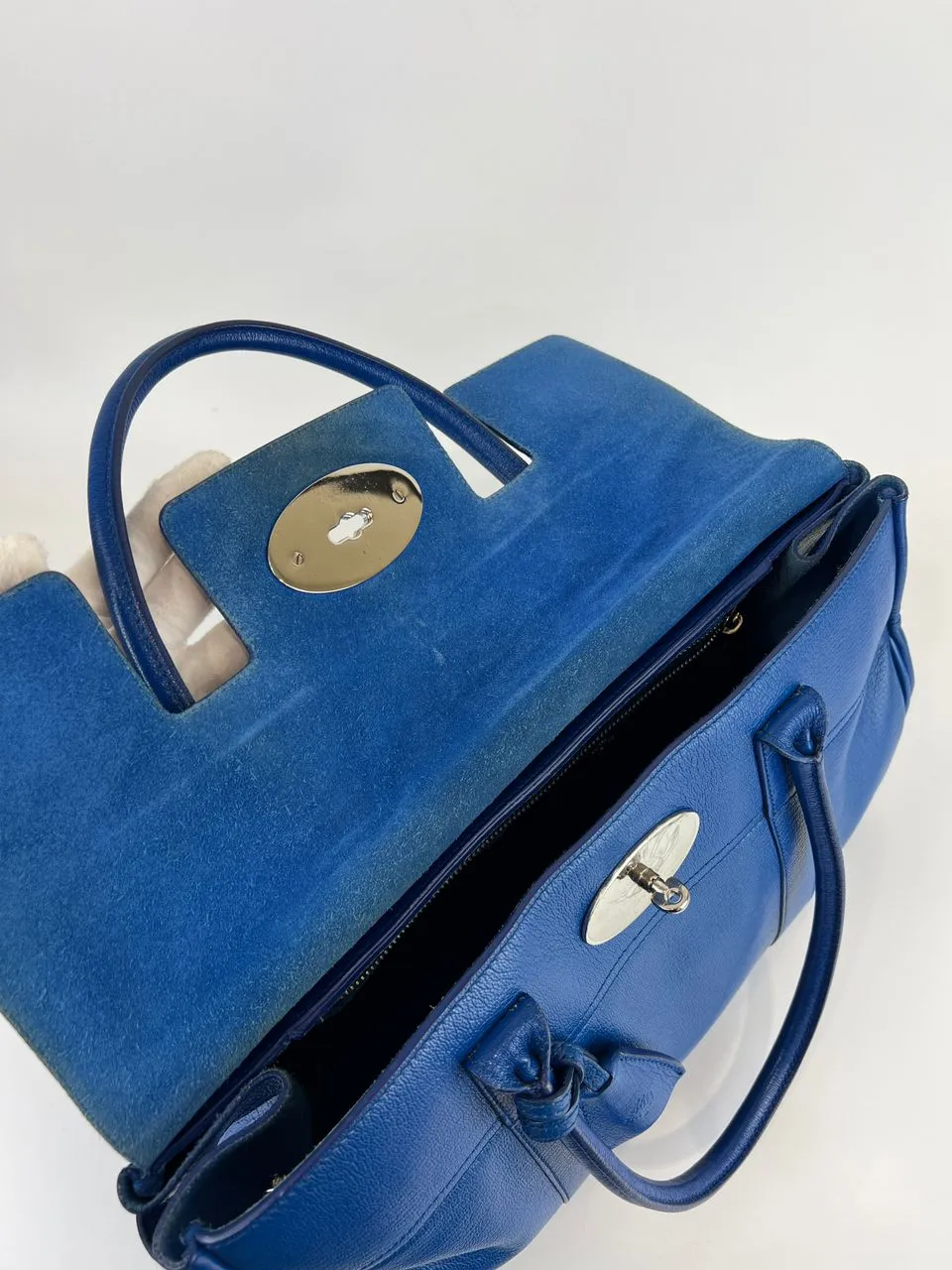 Bayswater in Blue, Gold Hardware