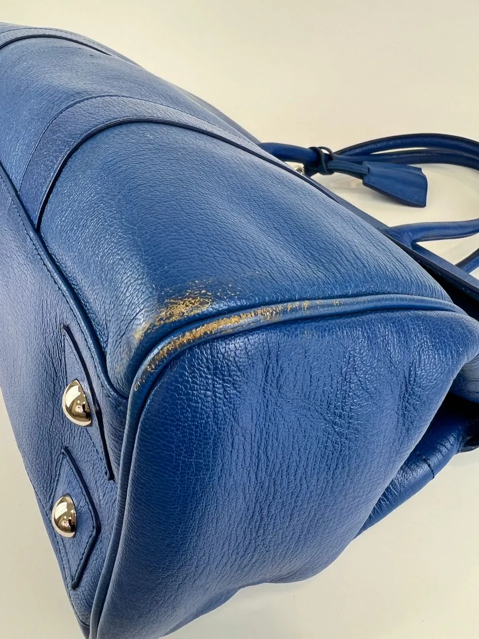 Bayswater in Blue, Gold Hardware