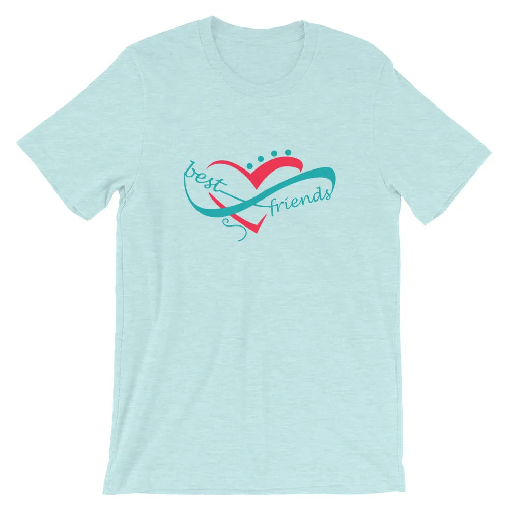 Best Friends Infinity Cotton T-Shirt - Light Colors