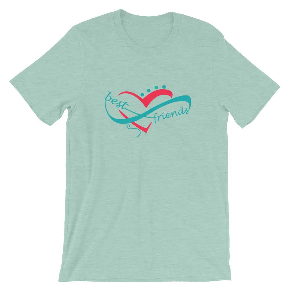 Best Friends Infinity Cotton T-Shirt - Light Colors