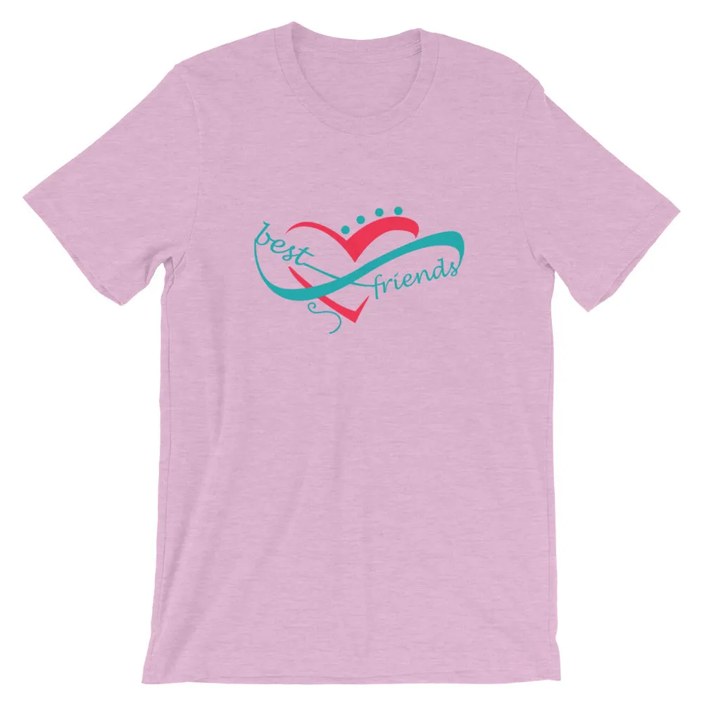 Best Friends Infinity Cotton T-Shirt - Light Colors