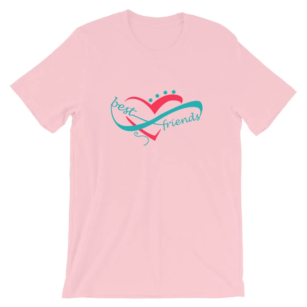 Best Friends Infinity Cotton T-Shirt - Light Colors