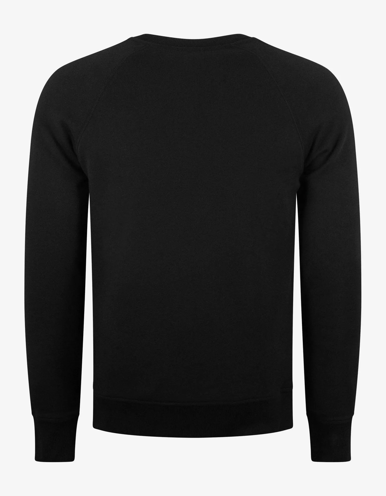 Black Silicone Logo Sweatshirt -