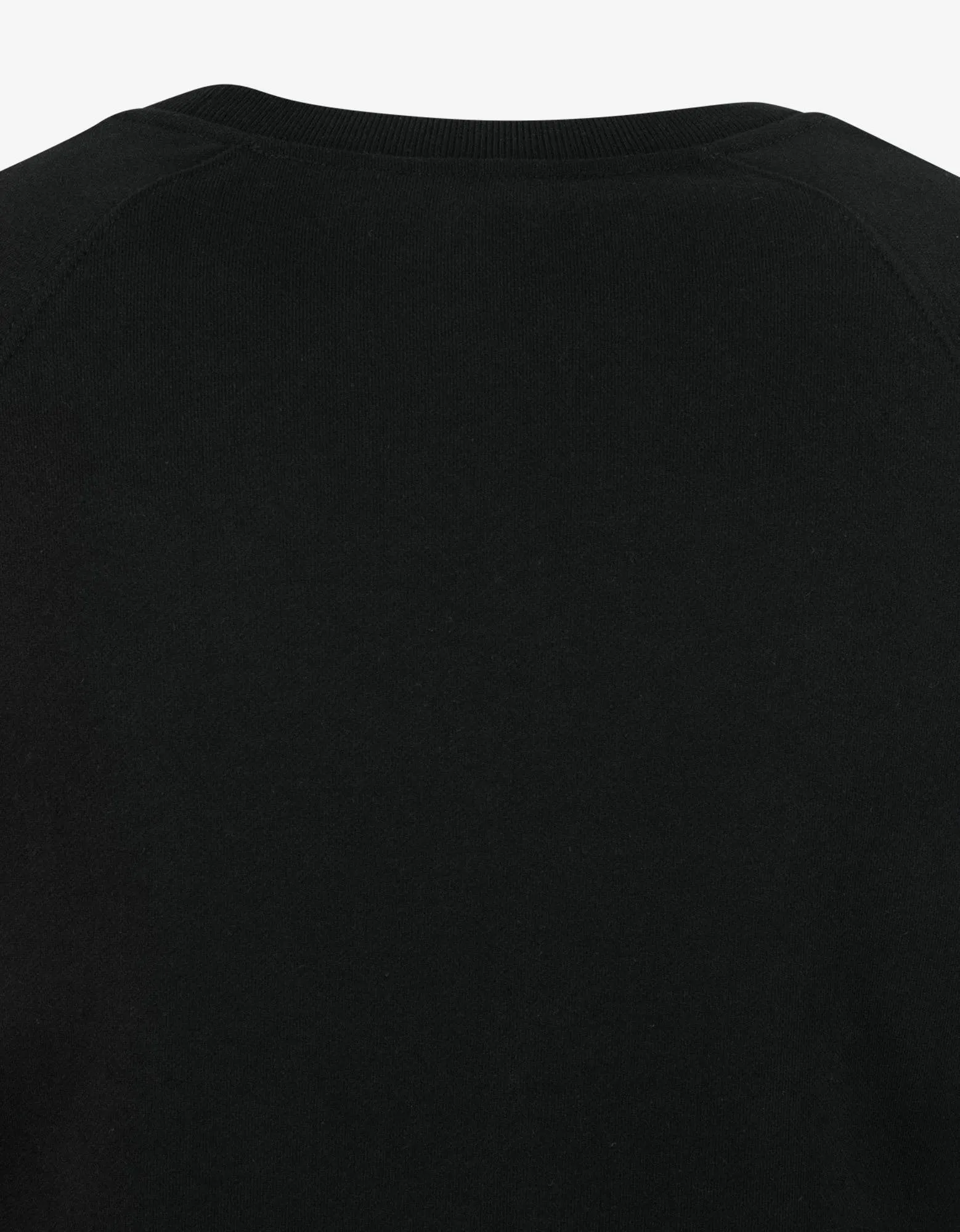 Black Silicone Logo Sweatshirt -