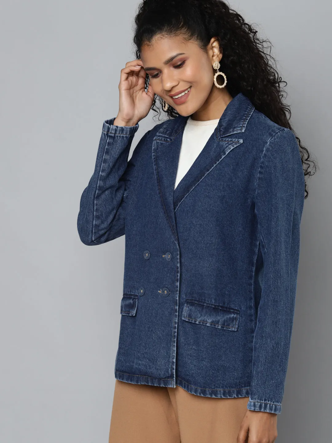 Blue Denim Classic Blazer