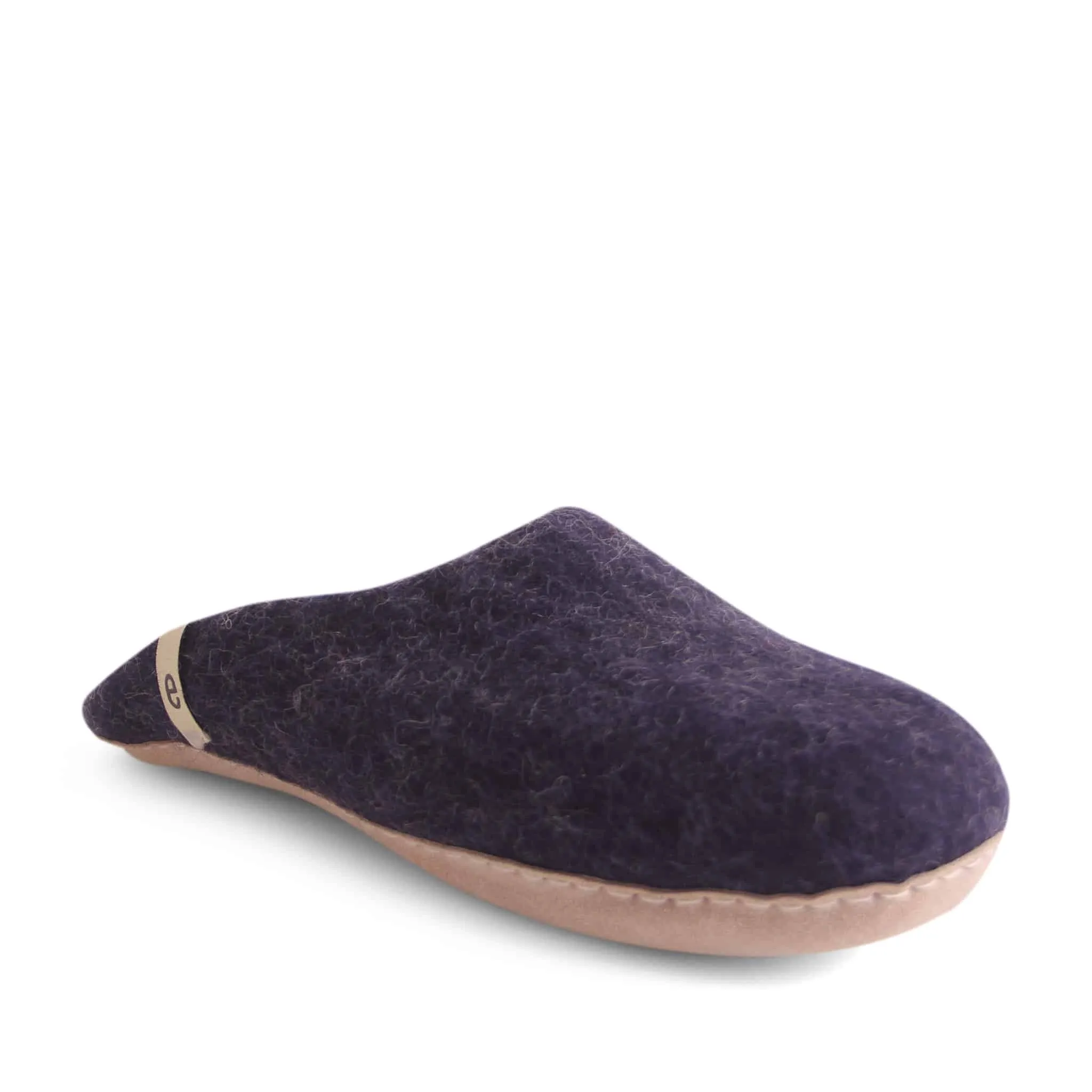 Blue Fair Trade Felt Slippers