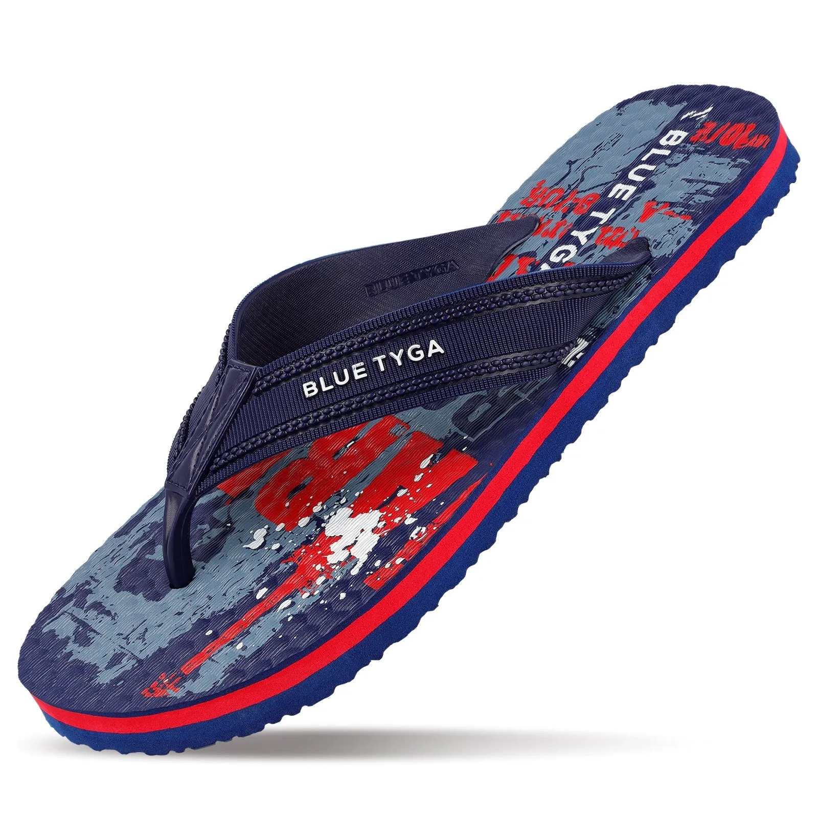 Blue Tyga Gents Flip Flop Thong  - BTG702 Navy Blue