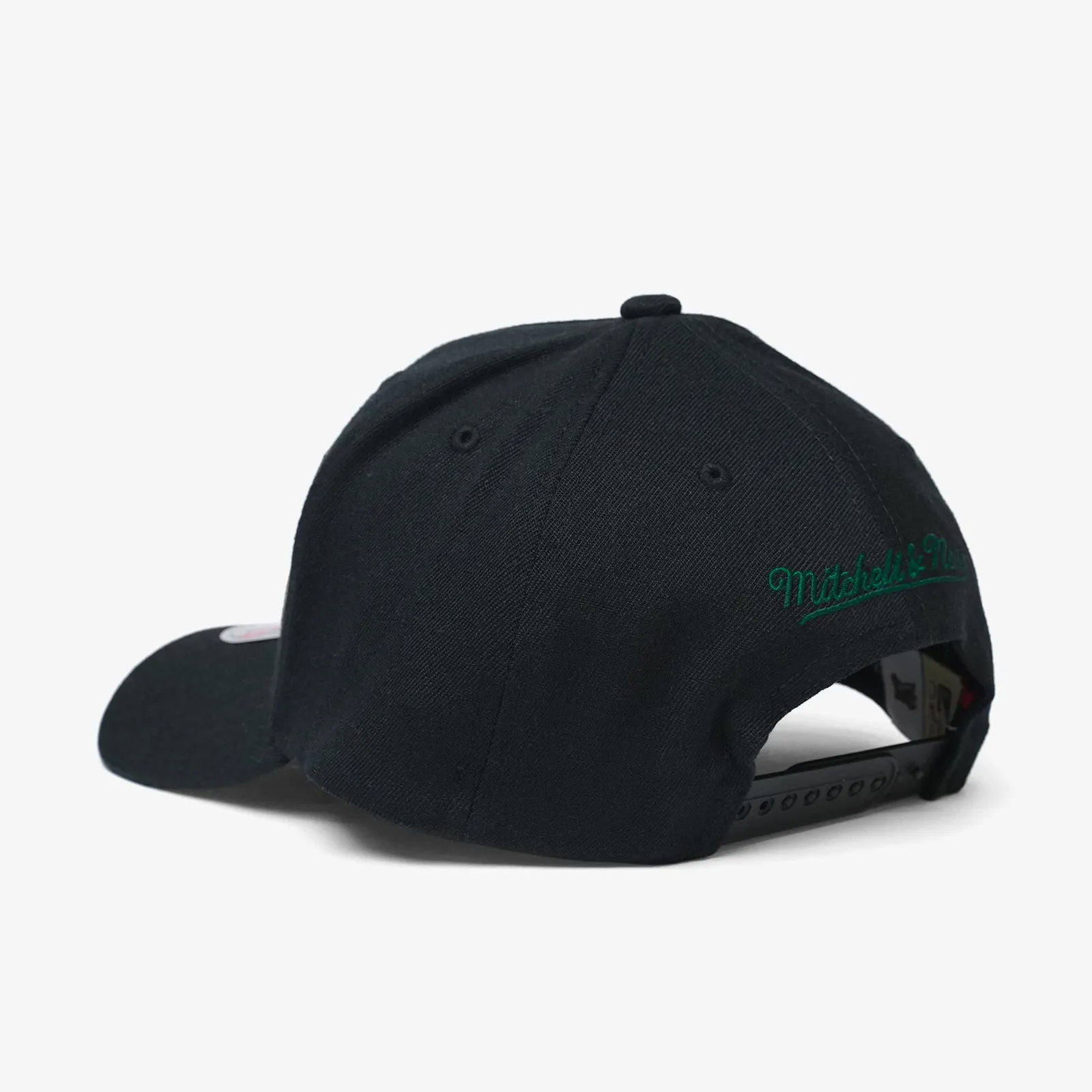 Boston Celtics Script Classic Redline Snapback - Black