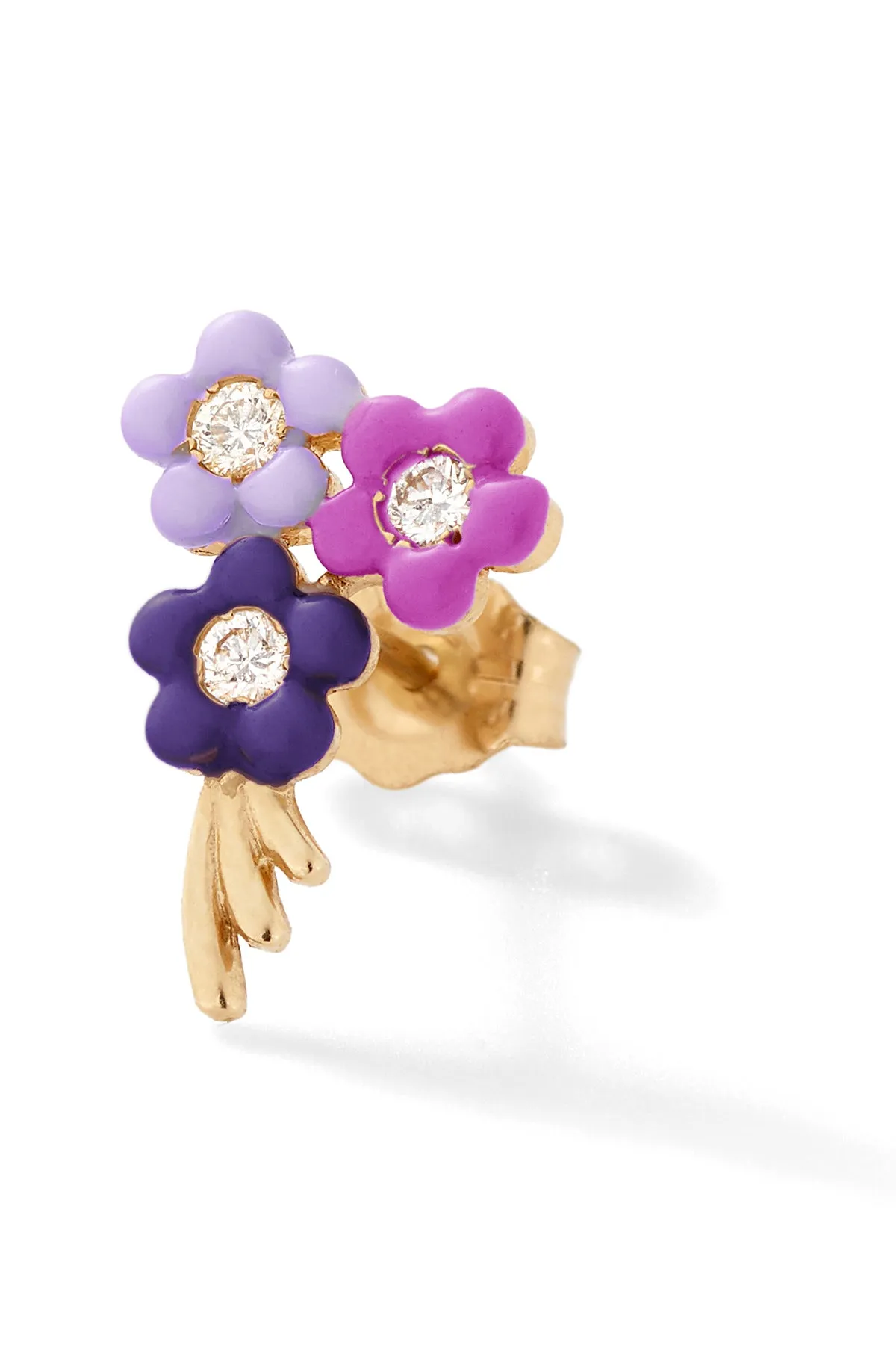 Bouquet of Flowers Stud - In Stock