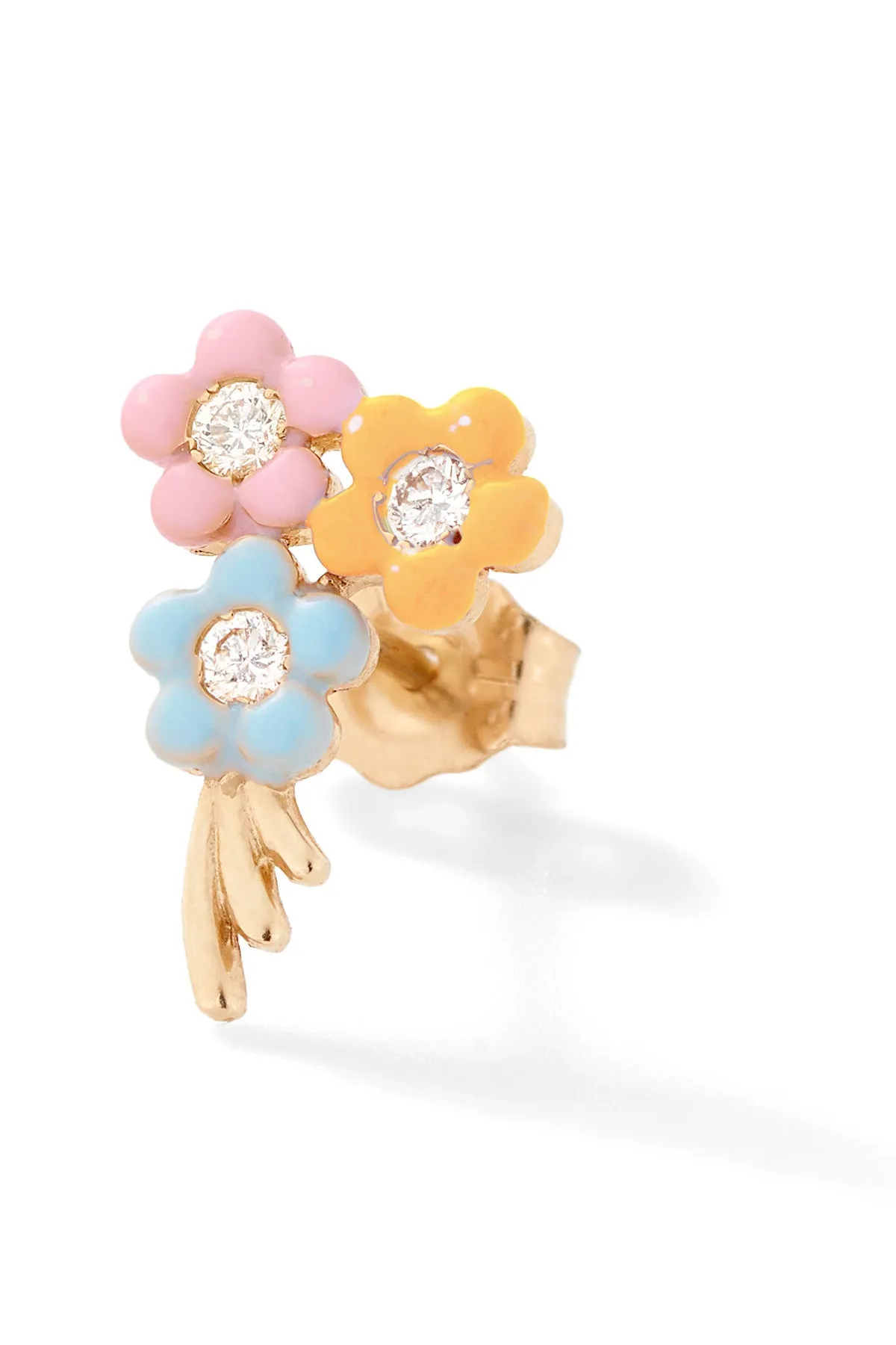 Bouquet of Flowers Stud - In Stock