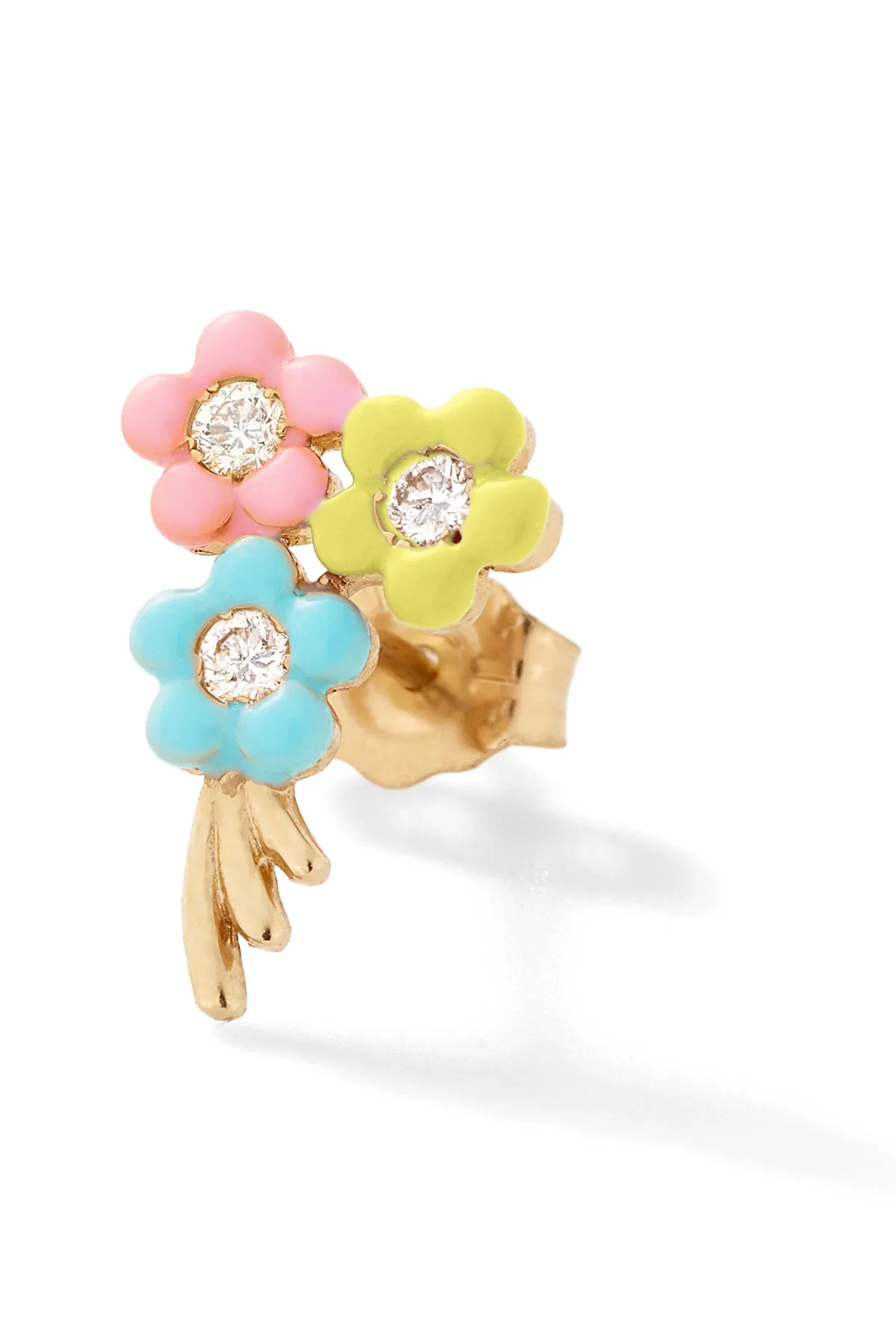 Bouquet of Flowers Stud - In Stock