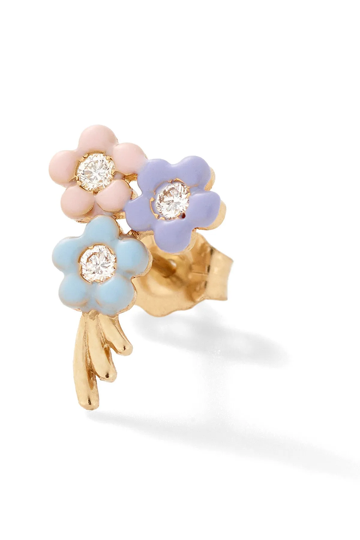 Bouquet of Flowers Stud - In Stock