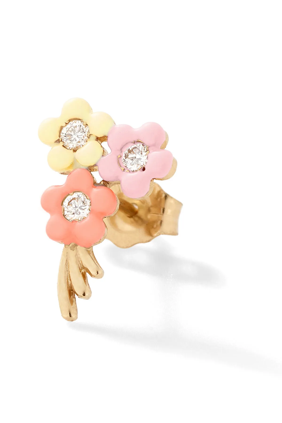 Bouquet of Flowers Stud - In Stock