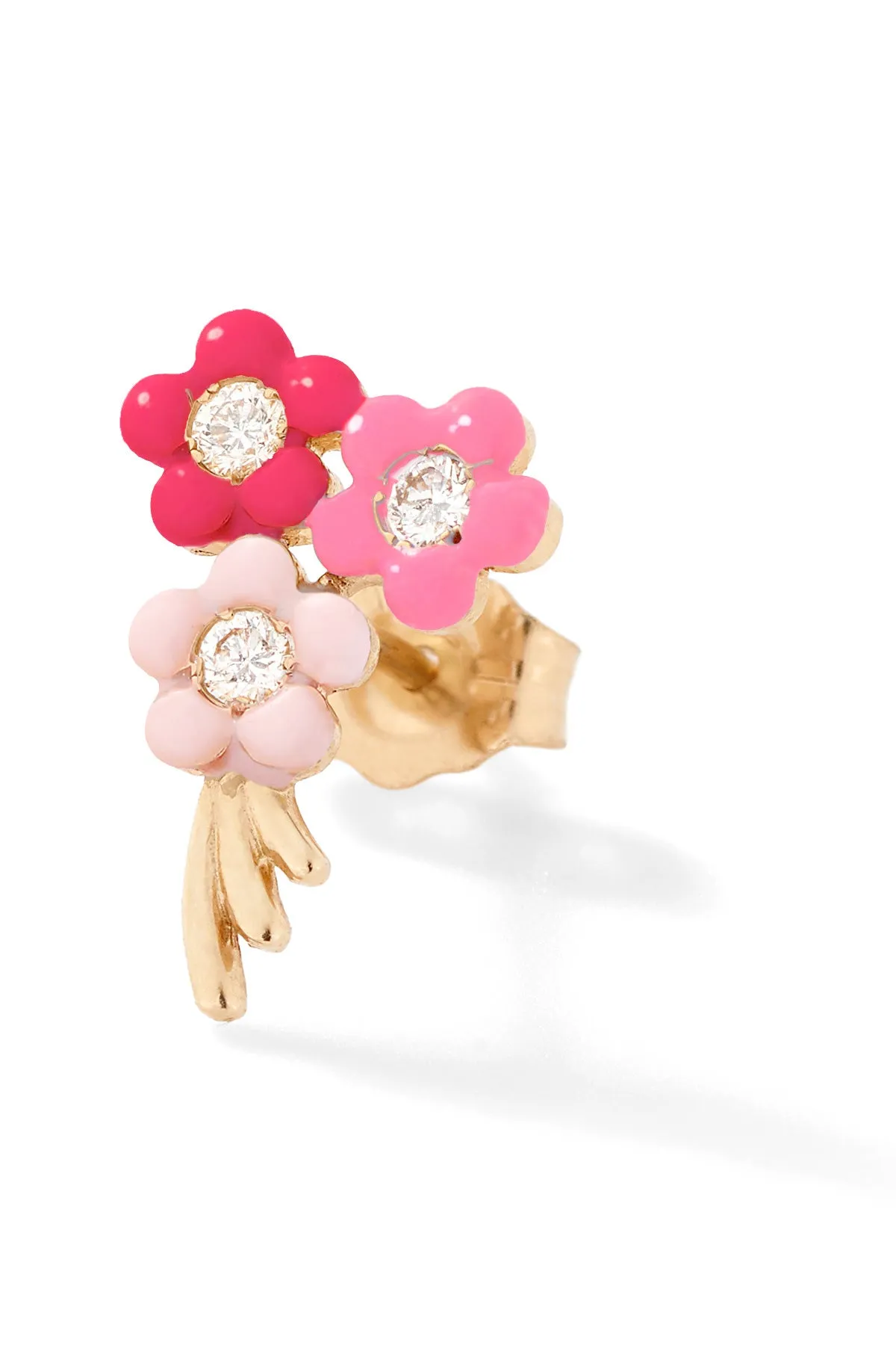 Bouquet of Flowers Stud - In Stock