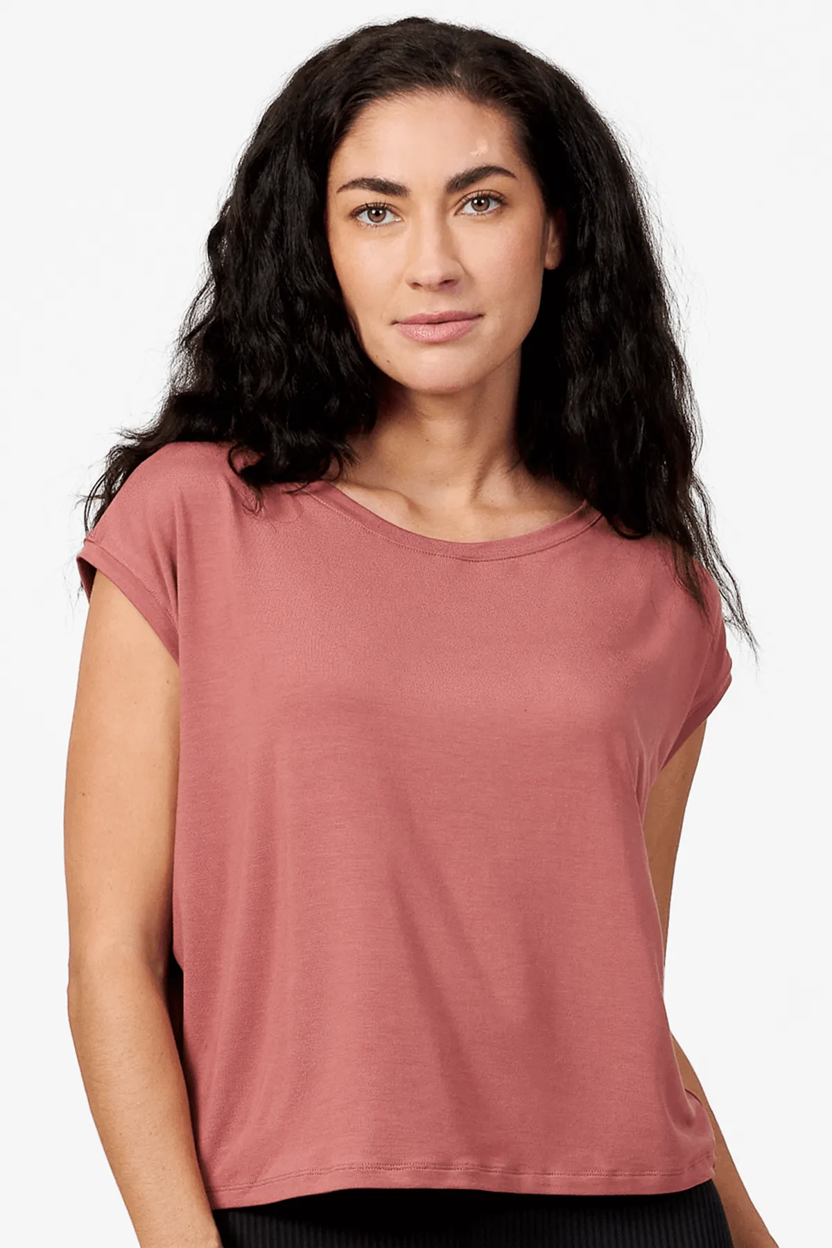 Box Tee in Acacia