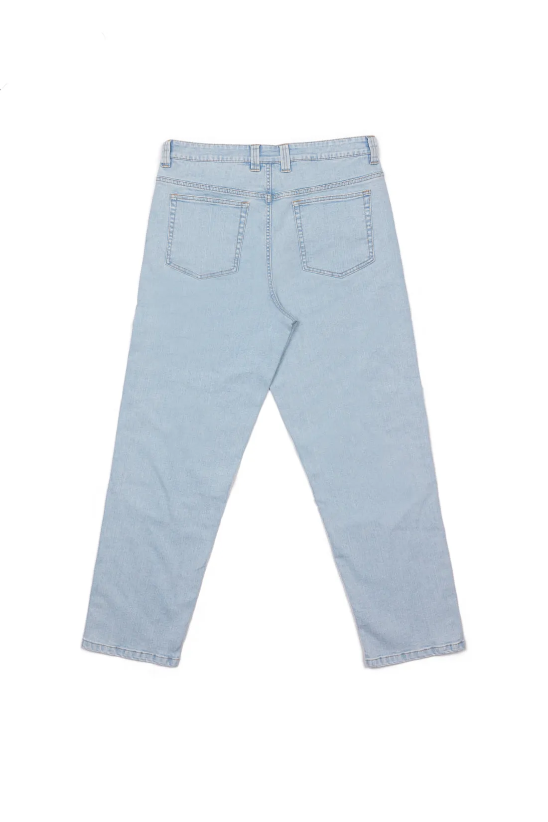 BOYCHIK - 5 Pocket Pant in Stretch Raw Denim- Light Blue