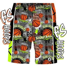 Boys Grey FS Hoops Attack Short